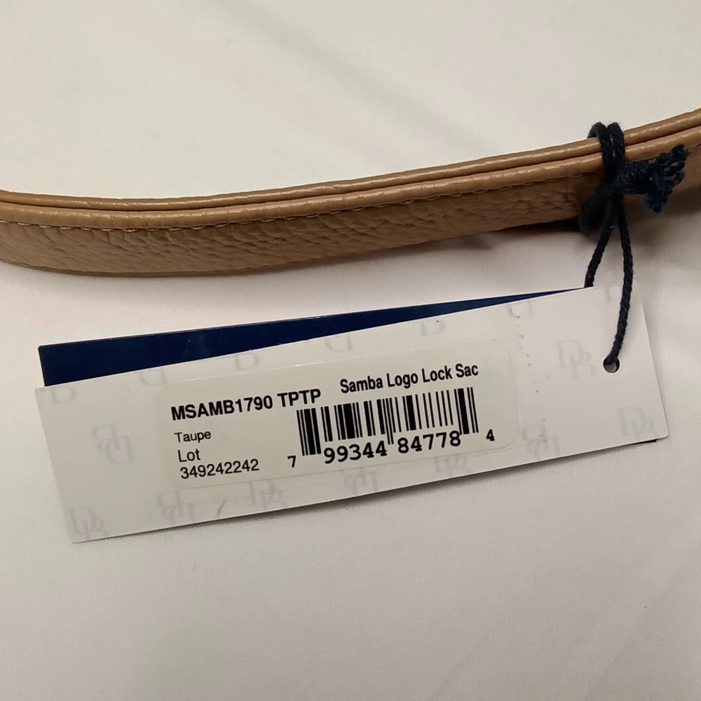Dooney & Bourke Samba Logo Lock Sac with Keyring NWT - Picture 10 of 12